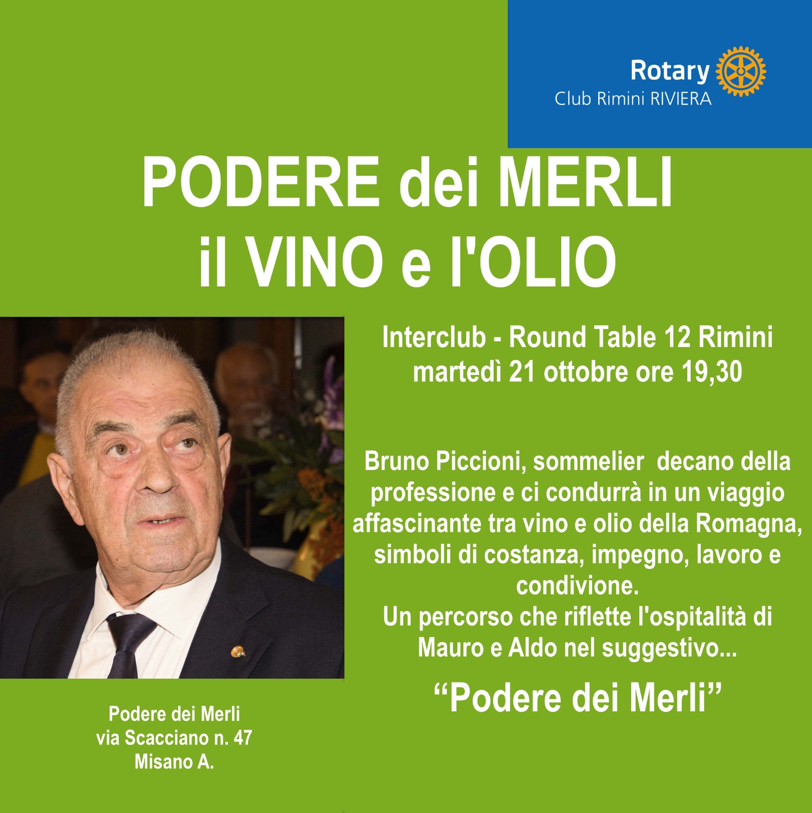 Podere dei Merli il VINO e l'OLIO